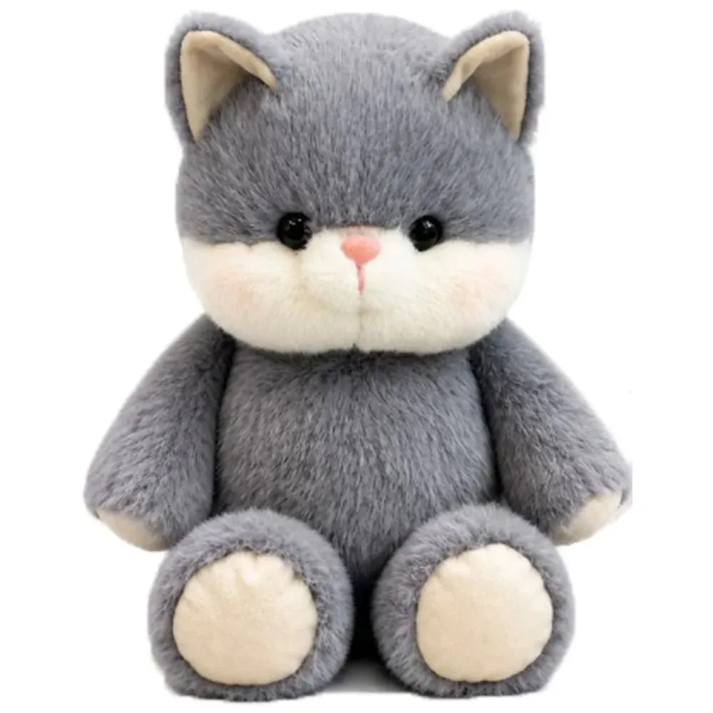 Novo design macio gato de pelúcia travesseiro de pelúcia suporte emocional 17.7 polegada animais de pelúcia padrão de gato bonito brinquedos de pelúcia