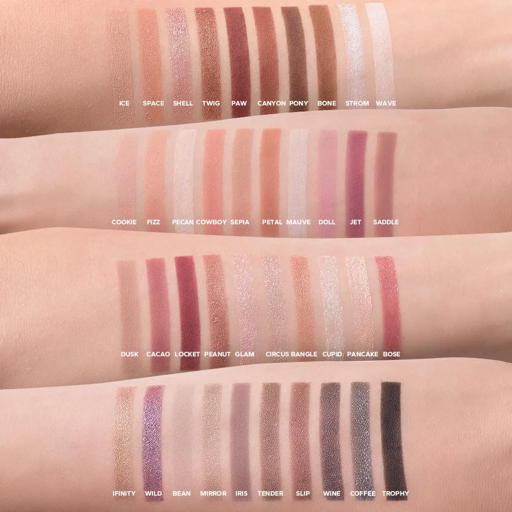 Neutral Vibes Matte 40 Cores Destaque Shimmer Sombra Cosmética Paleta Glitter Sombra