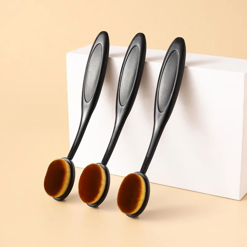 1/3PCS Large Foundation Brush Toothbrush Shape Makeup Make Up Tools Get Fast Even Application of Creams and Powders Cosmnetic