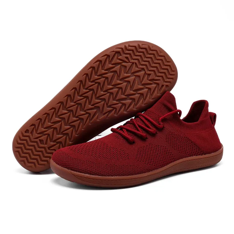 Minimalist Barefoot Shoes Unisex Lightweight Breathable Zero Soles Wide Toe Men's Running Shoes Outdoor Casual Walking Shoes
