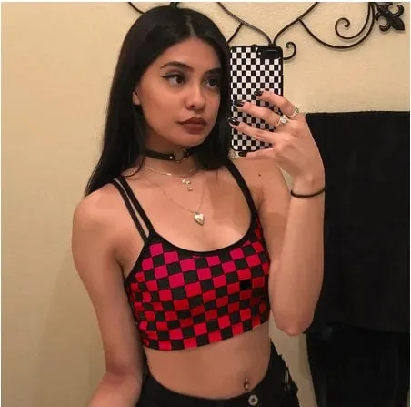 Preto vermelho xadrez xadrez tanque superior halter feminino nu midriff colheita topos camis moda tubo superior feminino sem mangas colete cortado