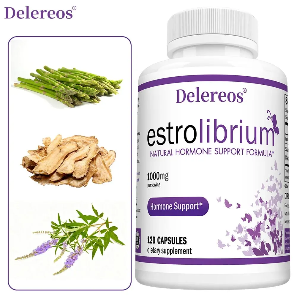 1000 mg de suporte hormonal - suplementos à menopausa para mulheres - apoia o equilíbrio hormonal natural, conforto e bem-estar mensal