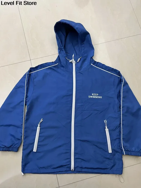 Zipper Hoodie Keep Swimming Jacket Keep Swimming Hoodie Sweater Sweatshirt