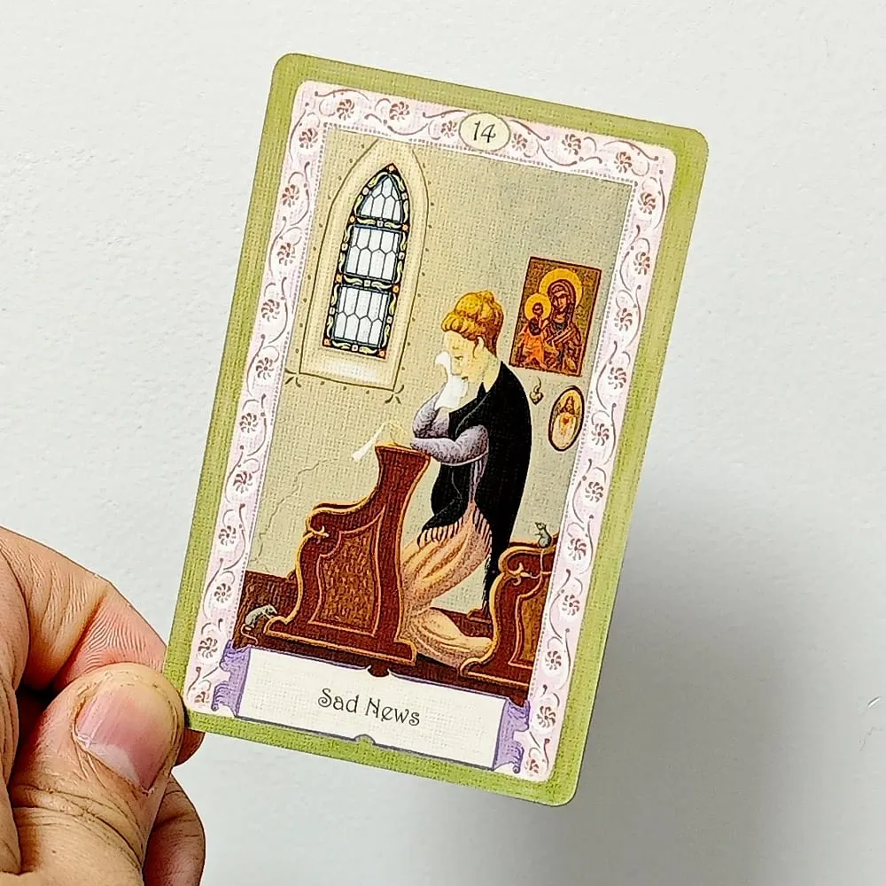 神秘 Kipper Deck 9*6cm 德國算命系統 36 張神諭卡帶關鍵字