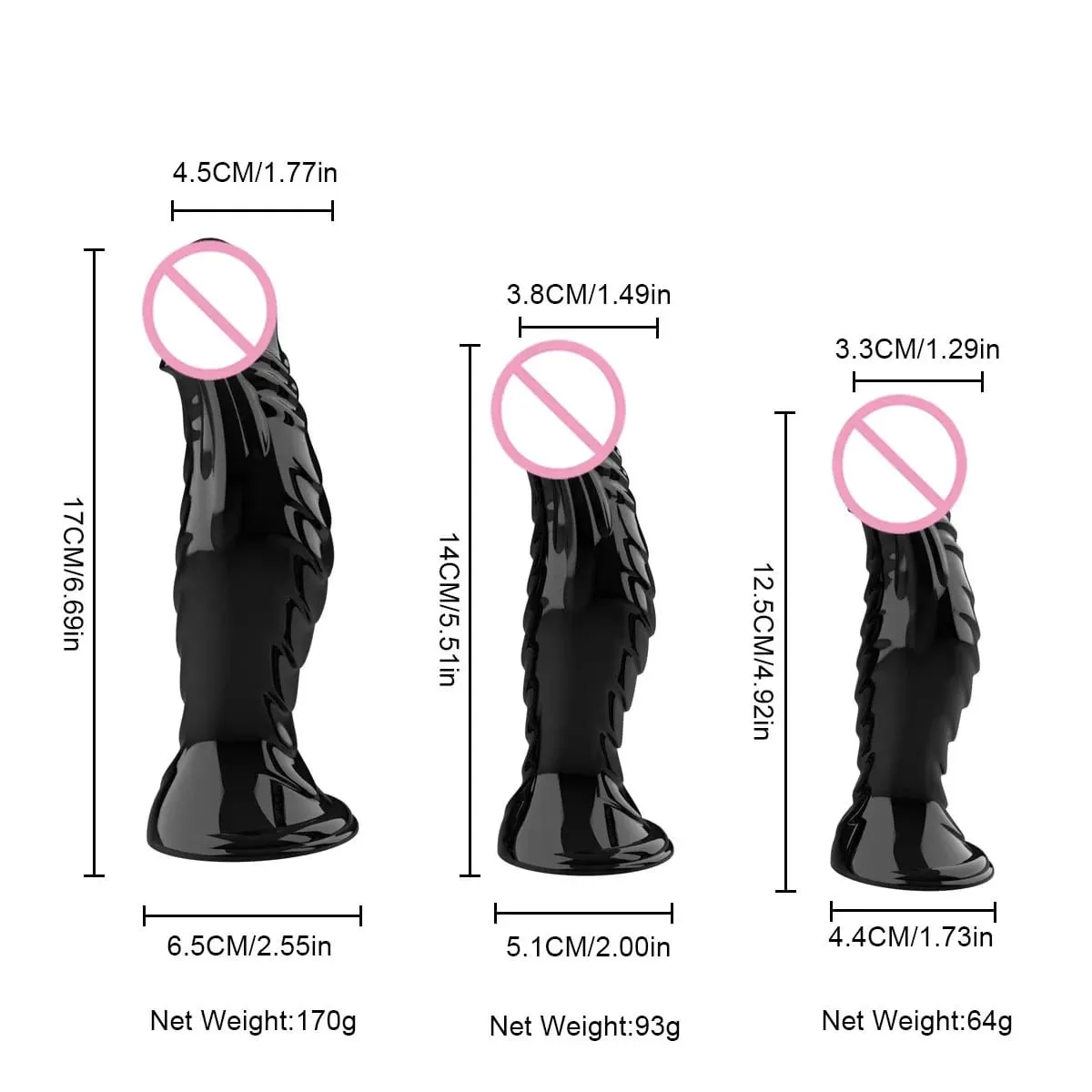 Crystal Clear Spiral Glass Dildo with Strong Suction Cup Base Transparent Realistic Anal Vaginal Sex Toy for Women Men Couples