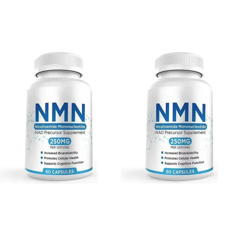 NMN Cápsulas de mononucleotídeo de nicotinamida 250 mg por porção Maior biodisponibilidade promove a saúde celular 60 cápsulas — image 8