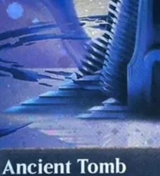 LK61 Galaxy Foil Templo Eldrazi Cavernas de Pedras Preciosas Santuário Sem Deus Galaxy Foil Cartões Proxy TCG de alta qualidade (Núcleo Preto)