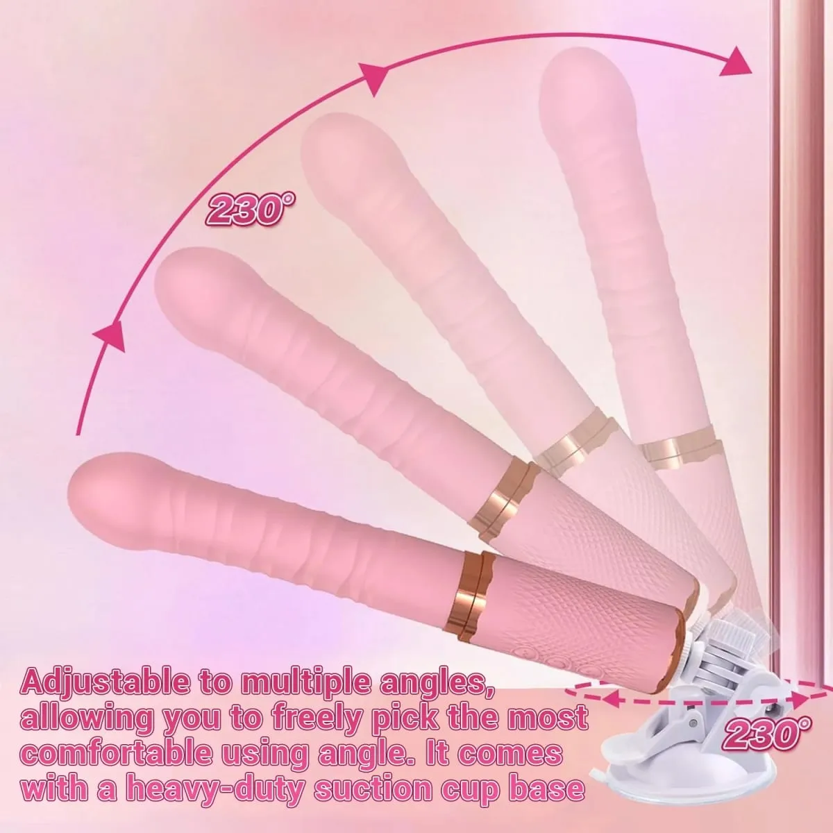 Dual Motor Realistic Thrusting Dildo Vibrator With Heating 10 Mode Sex Toys Vibrator Clitoral Stimulator For Anal Stimulation