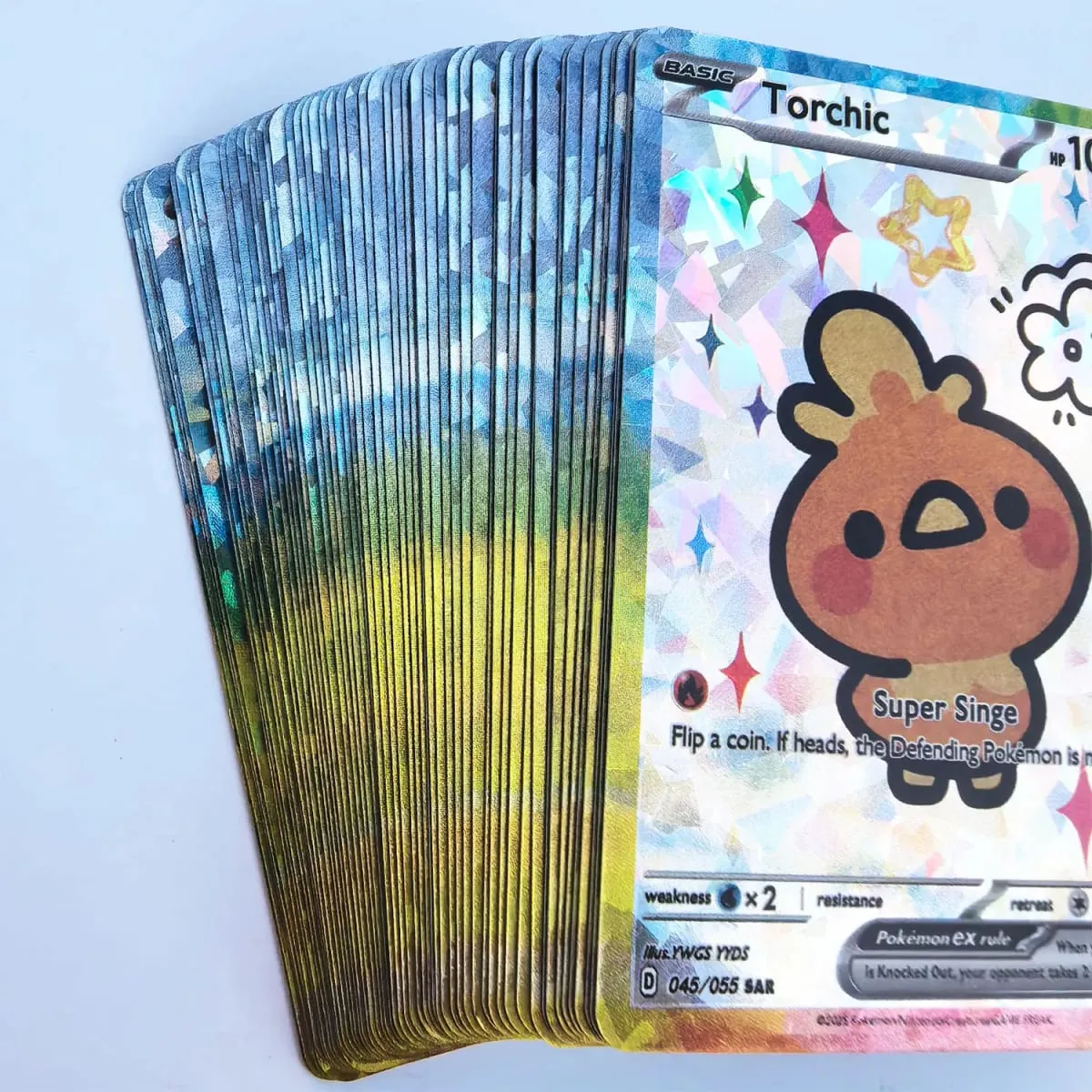 Brilhante 55pcs bonito cartão DIY Pokémon holográfico anime versão clássica coleção cartões gengar charizard