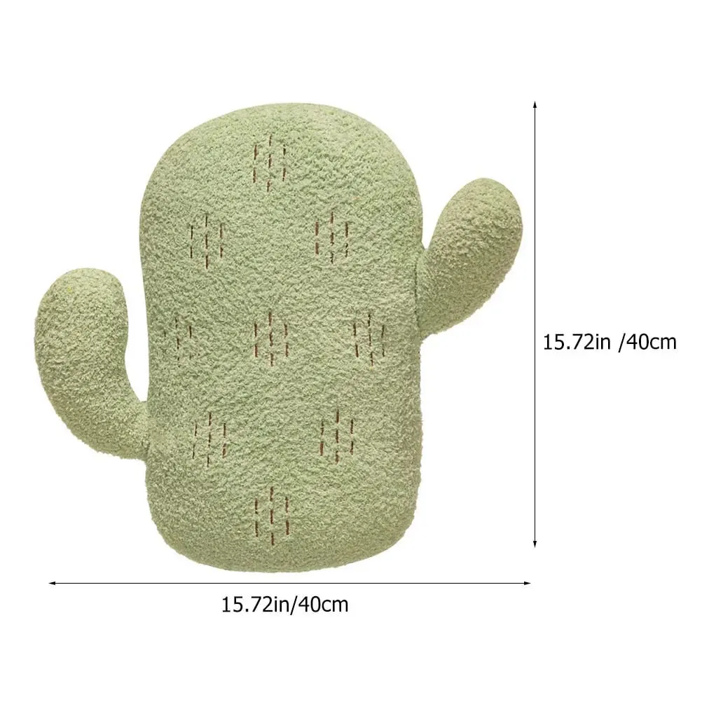 Travesseiro em forma de cacto macio e confortável, estilo nórdico, decorativo, para sofá-cama, carro, sala de estar, quarto, berçário, casa