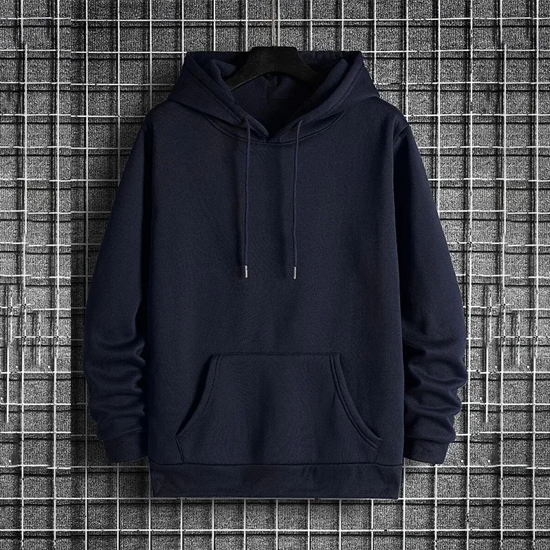 2025 outono/inverno nova chegada moletom com capuz masculino de alta qualidade cor sólida moletom masculino casa ao ar livre casual moda pulôver
