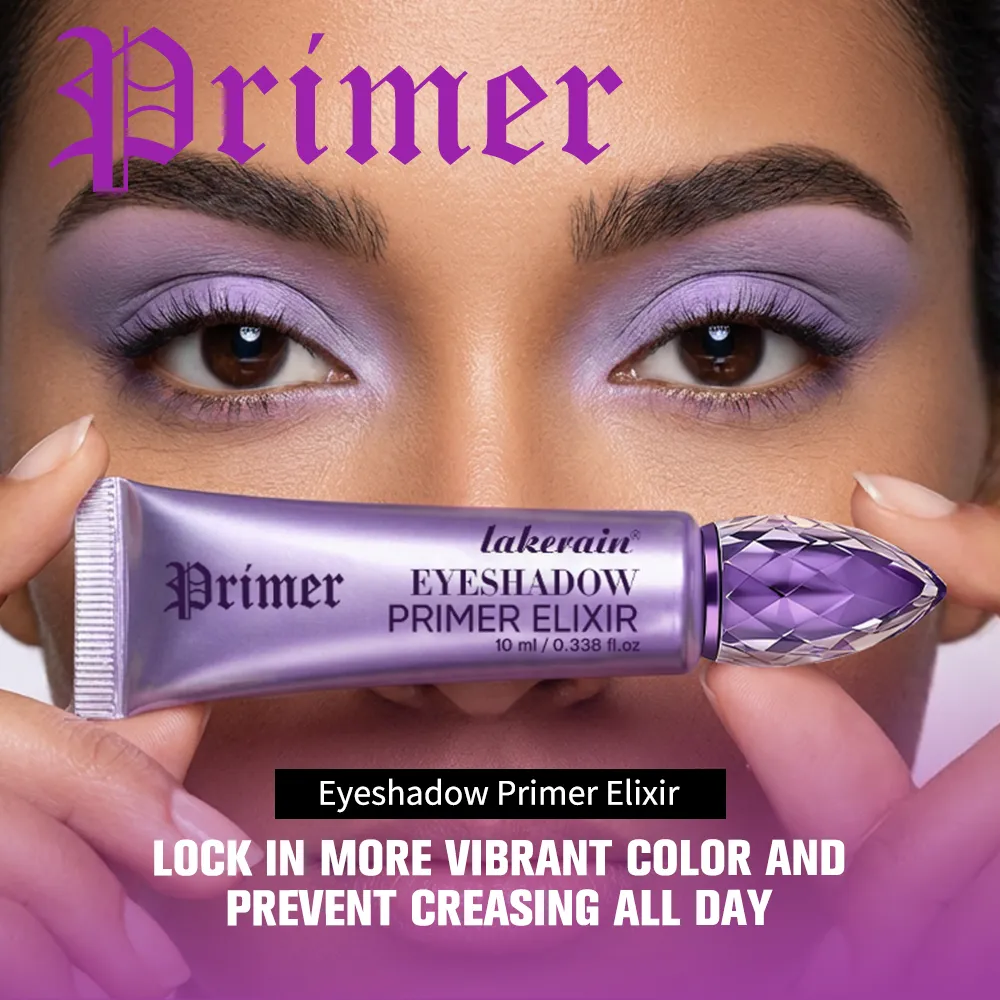 Primer de maquiagem para sombra, suave e resistente a vincos, à prova d'água, de longa duração, sombra translúcida, base para olhos