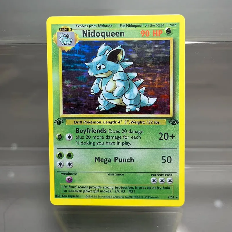 PKM Proxy Cards Jungle Classic 1996 1st Edition Gyarados Magneton Cards Collection PTCG Jolteon Foil Card (NG)
