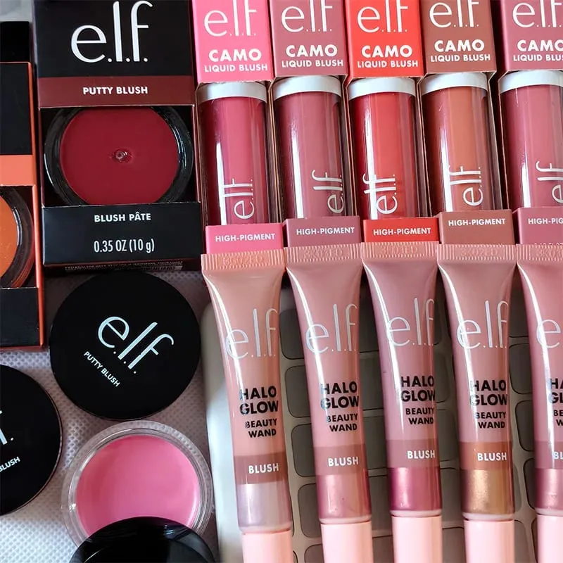 Hot Elf Marca Mais Recente Estilo Multicolorido Pó Líquido Blush Destaque Contour Stick Longa Duração Natural Cheek Rouge Cosméticos
