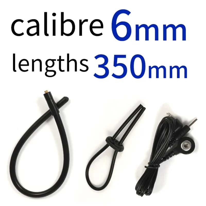 SM Electric Shock Urethra Player Metal Bead Urethral Sounding Plug Penis Ring Prostate Massage Horse Eye Rod Sex Products