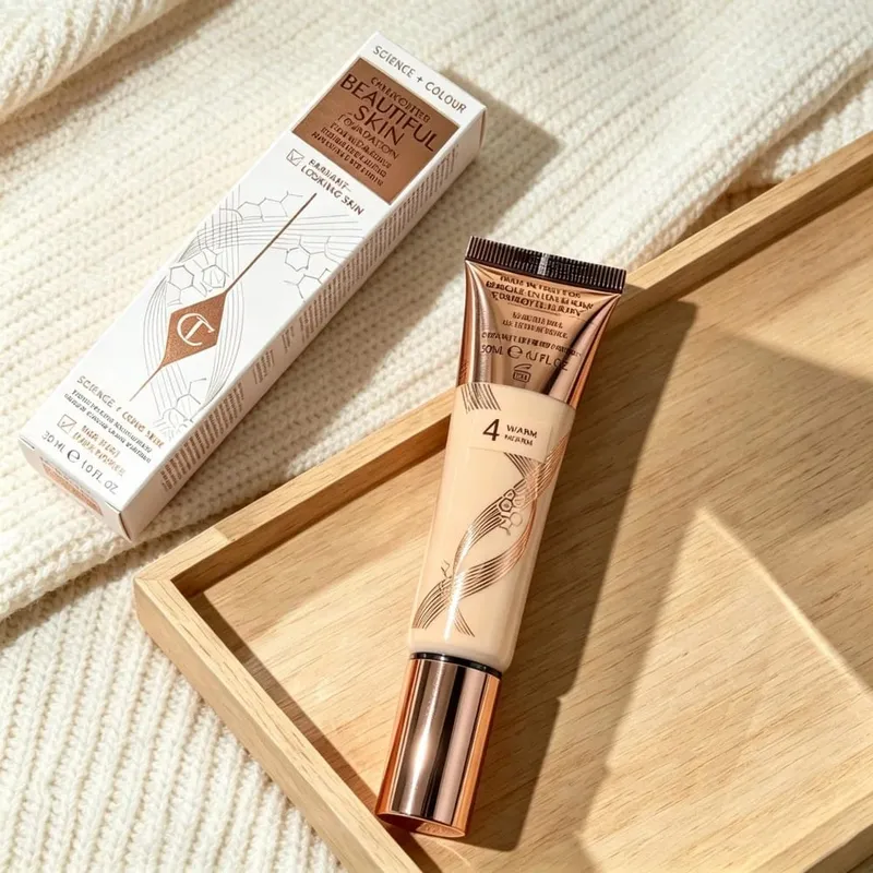 Charlotte tilbury 100ml 34ml spray de configuração 2 peças conjunto fosco pó pressionado controle de óleo rosto reparação mel pó maquiagem presente — image 29