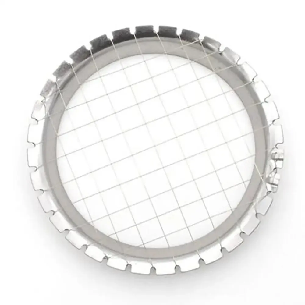 1pc cubos redondo grade cortador slicer para ovo cogumelos legumes cozinha dispositivo de corte ferramentas chopper aço inoxidável ovo chopper