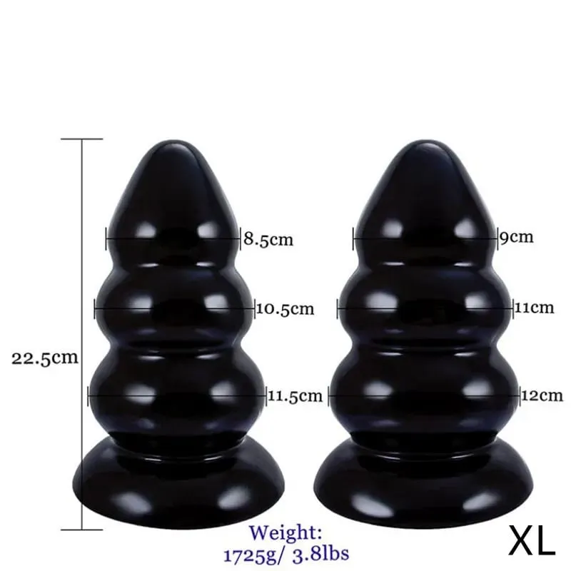 Super enorme anal plug grandes vibradores buttplug ânus expansão massageador de próstata com ventosa brinquedos sexuais para mulheres masturbador