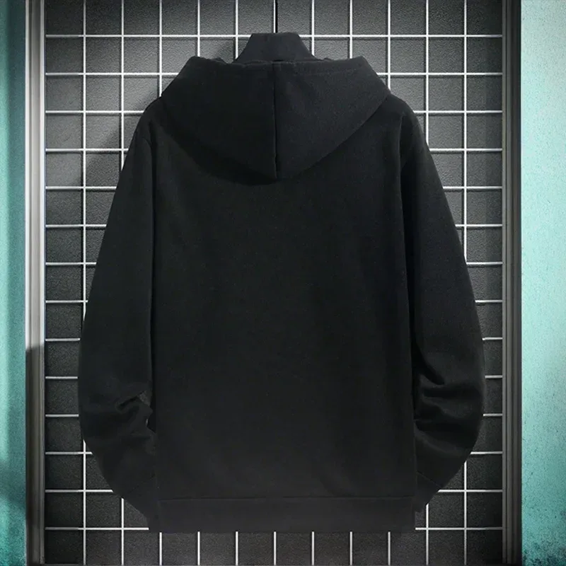 2025 outono/inverno nova chegada moletom com capuz masculino de alta qualidade cor sólida moletom masculino casa ao ar livre casual moda pulôver