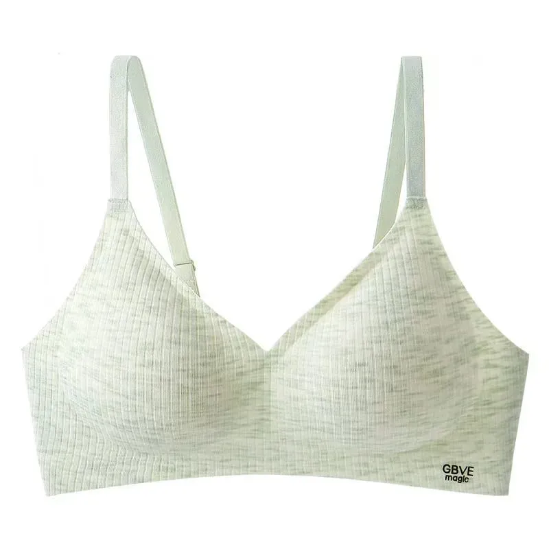 Women's Non-trace Jelly Push-Up Bra Soft Support Comfortable Anti-Sagging Lingerie without Underwire for Everyday W