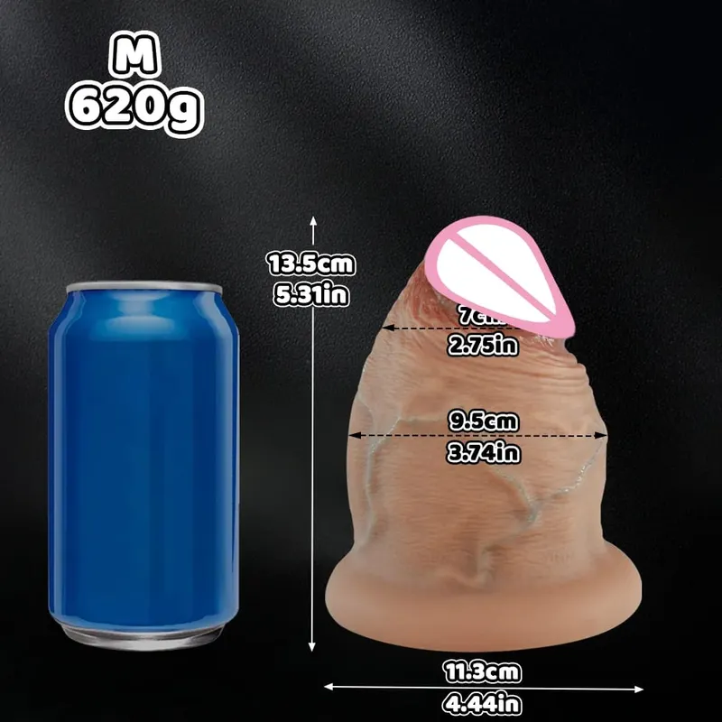 5 tamanhos de silicone vibradores butt plug grosso anal plug realista enorme grosso vibrador com ventosa adultos brinquedos sexuais para mulher homem
