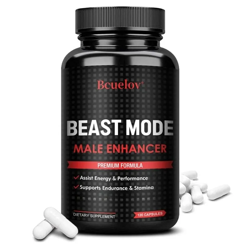 L-Arginine Capsules - Enhance Muscle Building Endurance Energy Boost Improve Men's Muscle Health Dietary Supplement NON-GMO