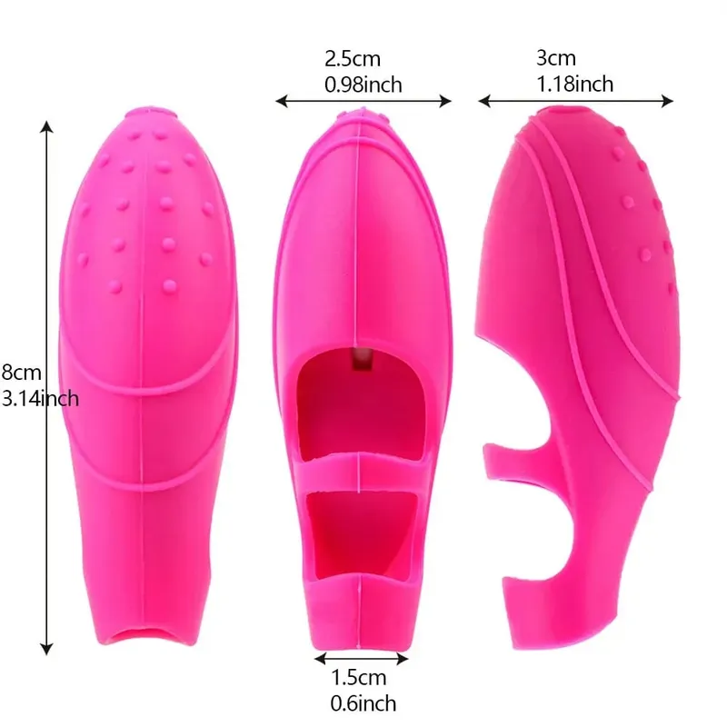 G-ponto vibratório dedo capa vibrador de silicone portátil à prova dwaterproof água dedo vibrador masturbador adulto brinquedo sexo para mulher