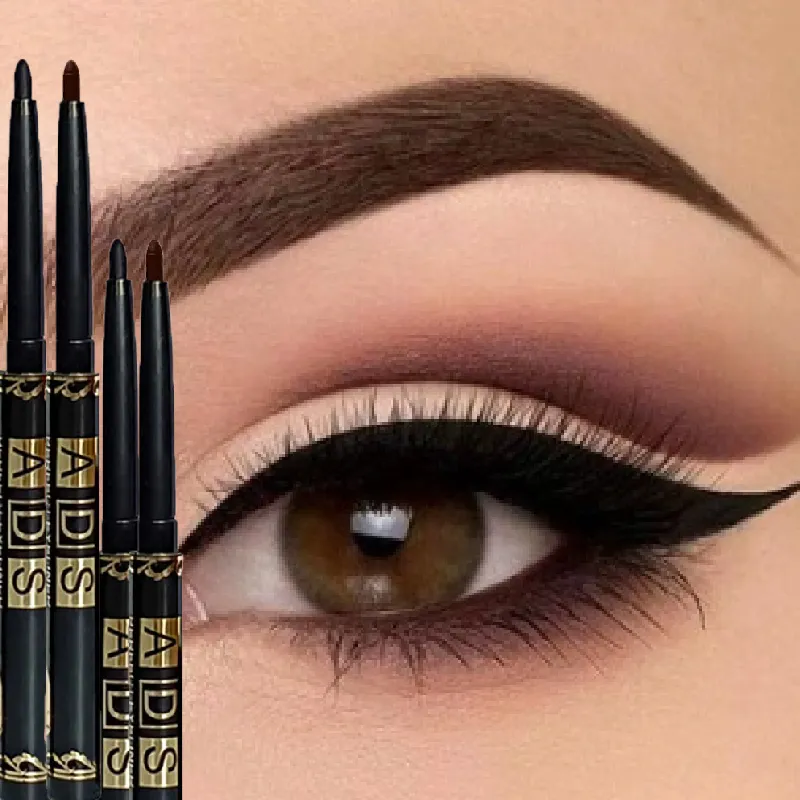 3 pçs lápis delineador de secagem rápida duradouro suave fosco delineador à prova dwaterproof água anti manchas líquido delineador caneta olhos maquiagem cosméticos