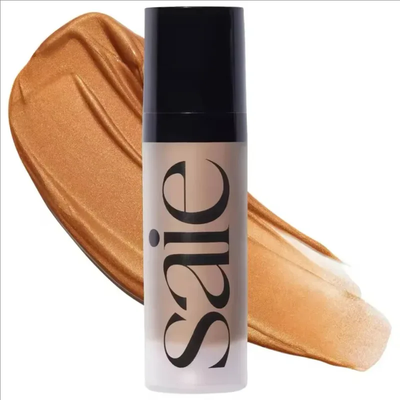 Nova marca saie leve brilho líquido blush líquido alto brilho gel starglow longa duração fácil de colorir moda cosméticos portáteis