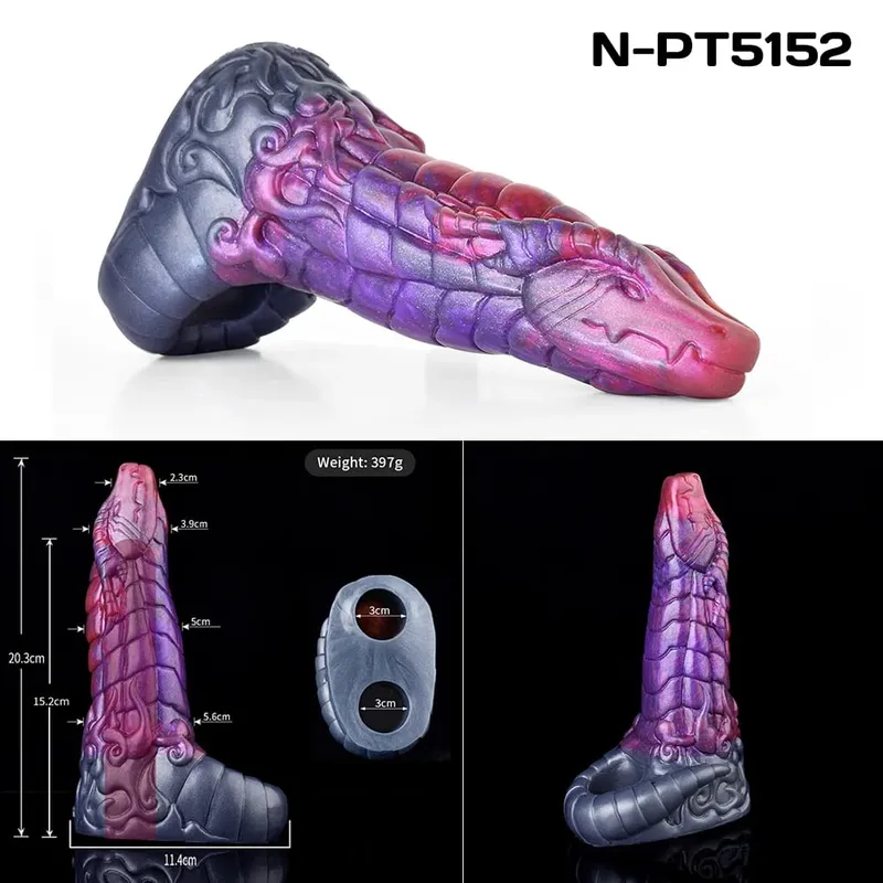 Multi-type Open-ended Fantasy Hollow Dildo Silicone Cock Sheath Male Penis Sleeve With Anti-drop Ring Adult Sex Toys 18+