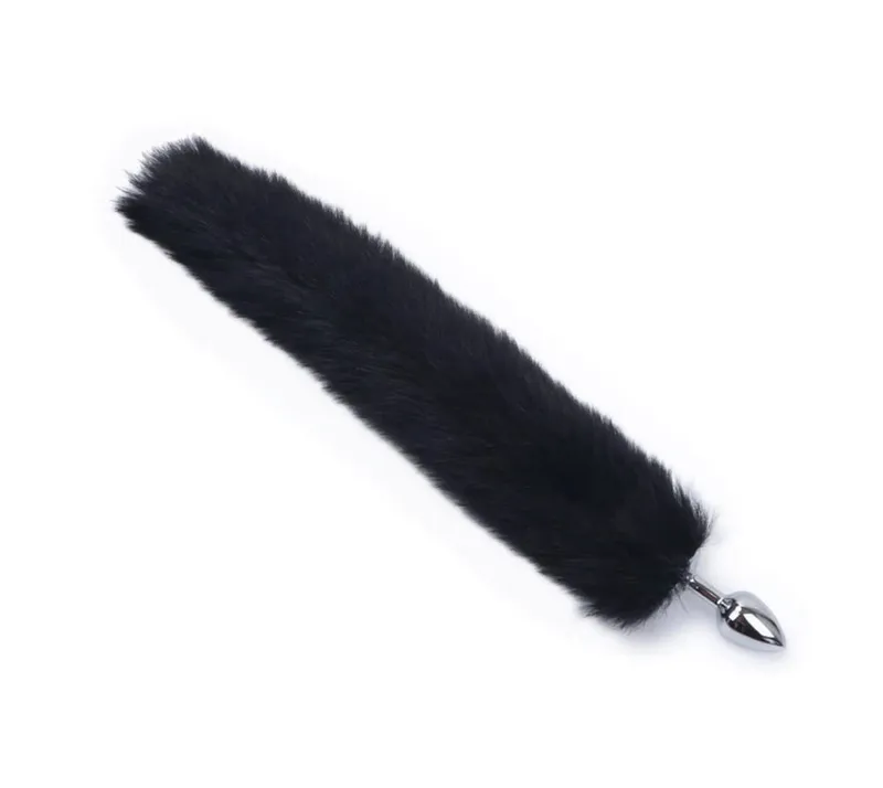 Rabo de coelho de pelúcia cauda de raposa anal plug metal butt plug massageador de próstata bdsm cosplay brinquedo sexual erótico para mulheres adultos brinquedo sexual presente
