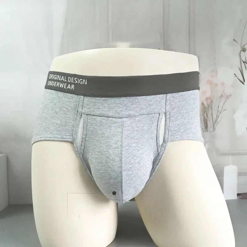 Cuecas de algodão masculinas de alta qualidade confortáveis cuecas respirável macio masculino tamanho grande u bulge bolsa calcinha cueca — image 3