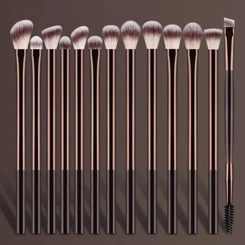 1/3 pçs profissional clássico natural pincéis de maquiagem para os olhos conjunto sombra sobrancelha mistura smokey preto beleza compõem pincéis