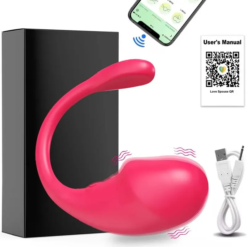 無線藍牙 G 點振動器女式假陽具 APP 遠端控制穿戴式陰蒂振動蛋女性內褲成人性玩具