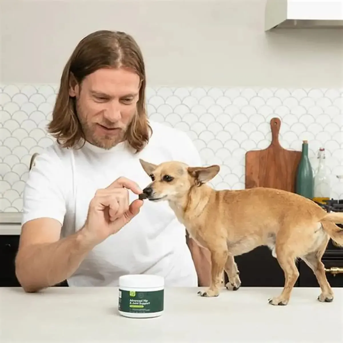 Advanced Dog Hip and Joint Supplement for Small & Medium Breeds Dog - Glucosamine Chondroitin Omega 3 MSM Green Lipped Mussel