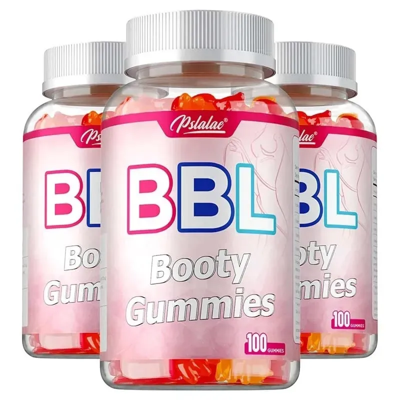 BBL Gummies for Bigger Butt Growth - Shape Female Body Tighten Buttocks Prevent Sagging and Collapse Increase Sexy Buttocks