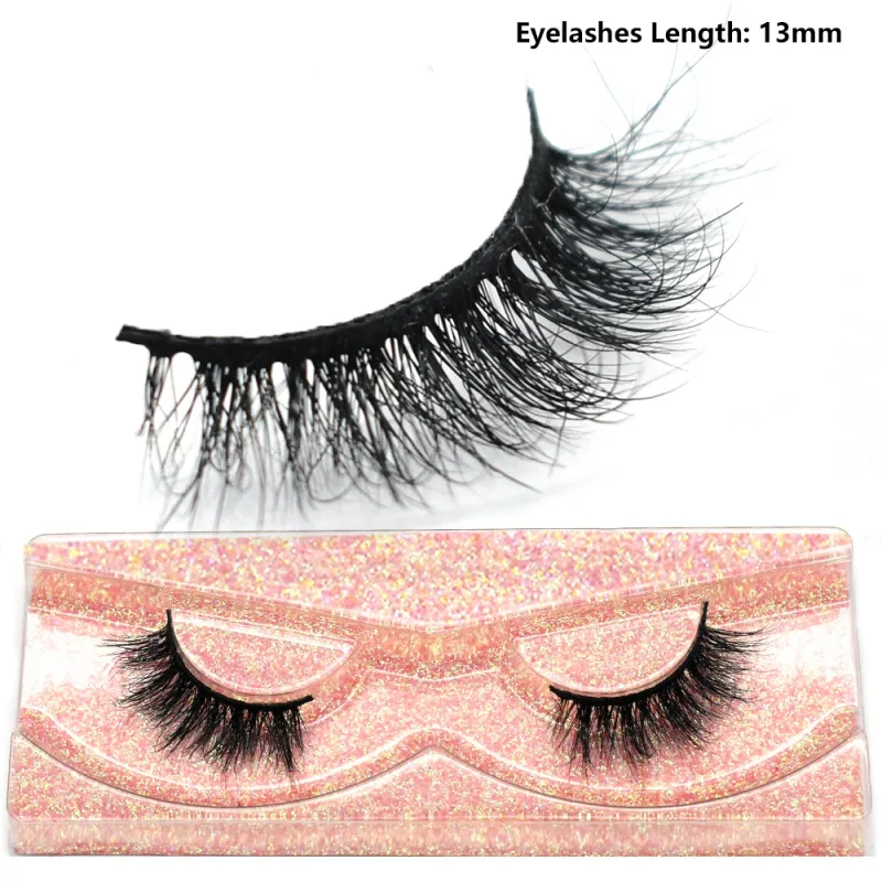 Half Eye Lashes Natural 3D Mink Short False Eyelashes Fluffy Wispy Cross Strip Fake Lashes Soft Half Eyelashes Extension Makeup — image 18