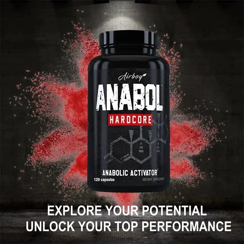 Anabol Hardcore 補充劑 - 促進肌肉蛋白質合成並增強力量的合成代謝肌肉補充劑