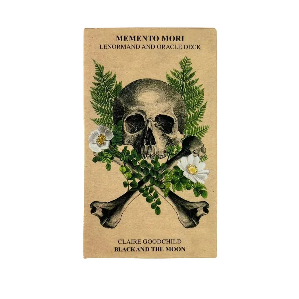 1pc memento mori lenormand e oracle deck inglês jogo de tabuleiro cartas
