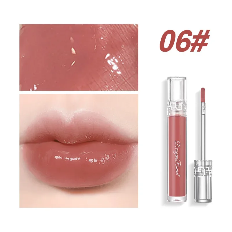 Espelho brilho labial brilho labial hidratante batom líquido de longa duração nutritivo brilho labial transparente matiz de mancha labial