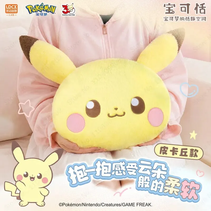 Novo pokemon pikachu piplup 40cm grande boneca de pelúcia bonito macio almofada travesseiro decoração para casa brinquedo colecionável presente aniversário — image 3
