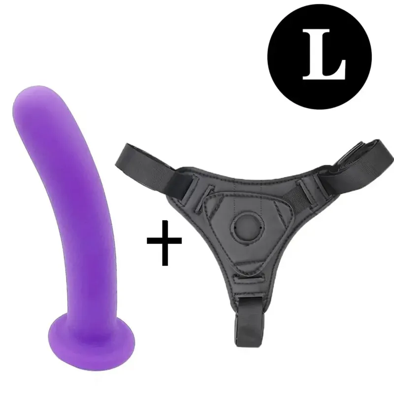 Cinta de silicone ajustável no conjunto de arnês vibrador s m l tamanhos calcinha pênis realista para mulheres casais lésbicas g-ponto anal vaginal