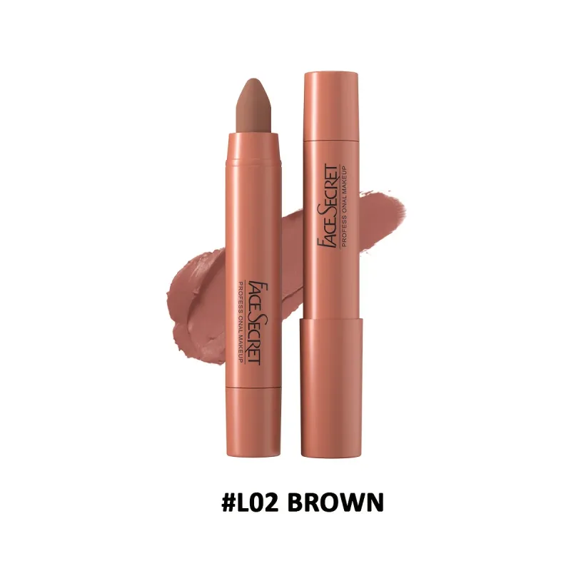 Batom fosco à prova d'água, acabamento de longa duração, antiaderente, leve, aplicação suave, conjunto de combinação labial, 1 peça