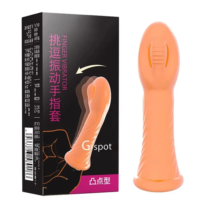 Vibradores de dedo orgasmo g ponto clitóris estimulador de massagem vaginal masturbador erótico vibratório dedo manga brinquedo sexual para mulher