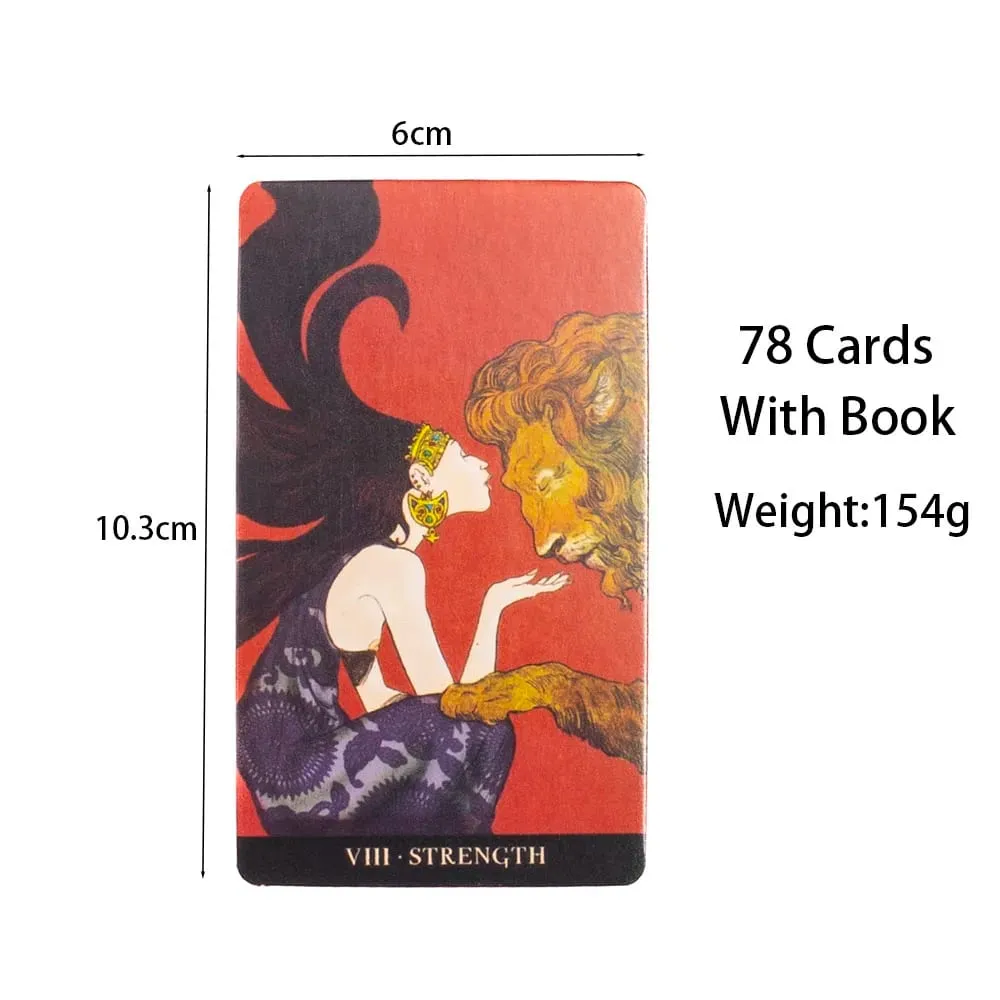 2026 novas cartas de tarô circe 10.3*6cm 78pcs adivinhação destino baralho cartão de jogo de tabuleiro para festa de família