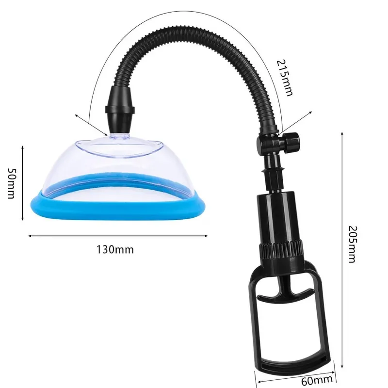 Manual Vagina Pump Breast Sucking Massager Vaginal Clitoral Suction Cup Sexual Enhancers Nipple Stimulator Sex Toy for Women