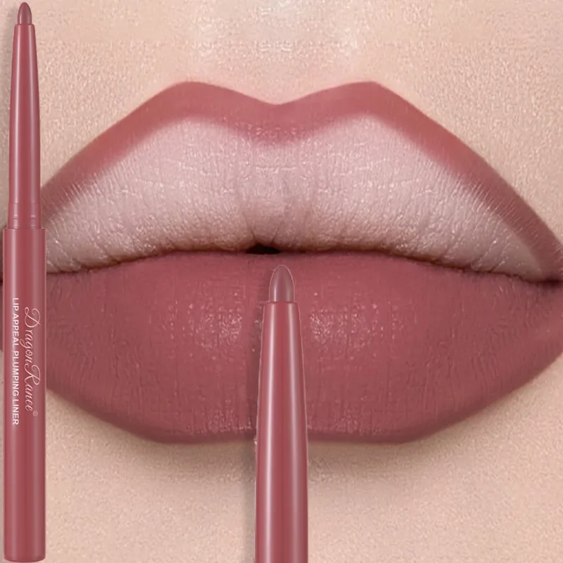 Shimmer Matte Crayon Lip Liner Pencil Waterproof Long Lasting Nude Bean Paste Red Lipstick Velvet Lip Contour Outline Makeup