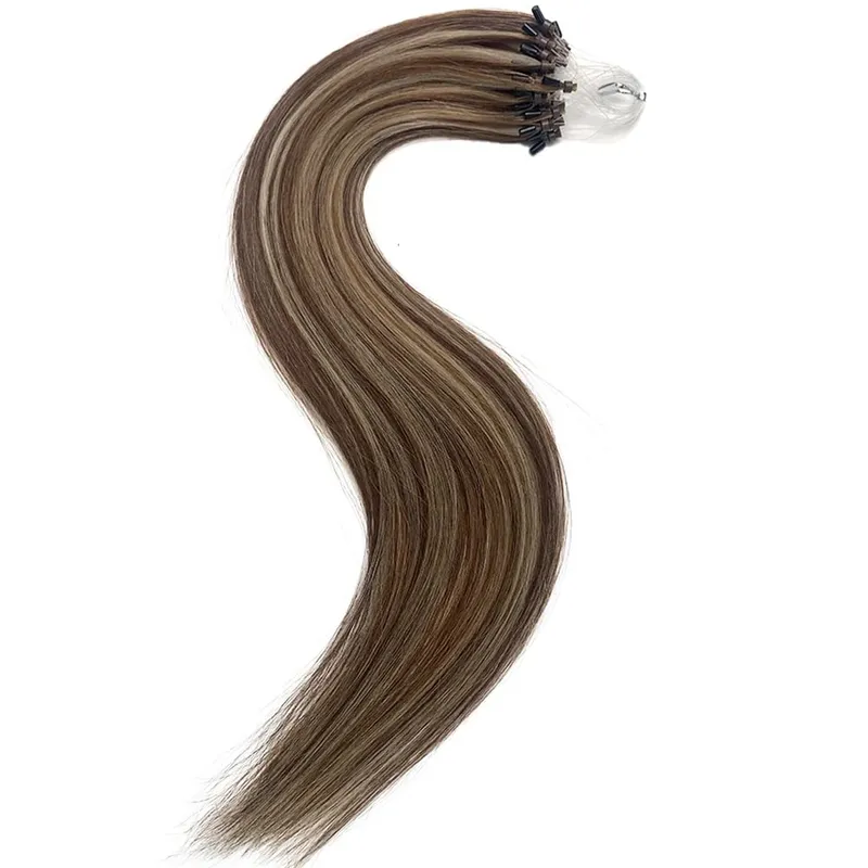 Remy 真人接髮 14-24 吋微環附件微珠自然外觀 DIY 接發