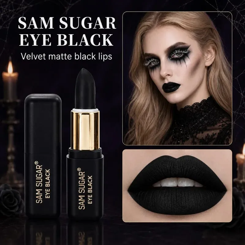 3PCS Halloween Makeup Kit Mascara White Foundation Stick Black Face Paint Stick Goth Vampire Skeleton SFX Cosplay Costume Party