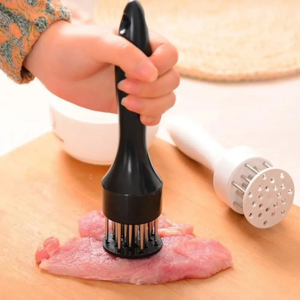 NEW Stainless Steel Loose Meat Needle Meat Tenderizer Household Quick Insert Beef Artifact Loose Meat Hammer Steak Kitchen Tools — image 9